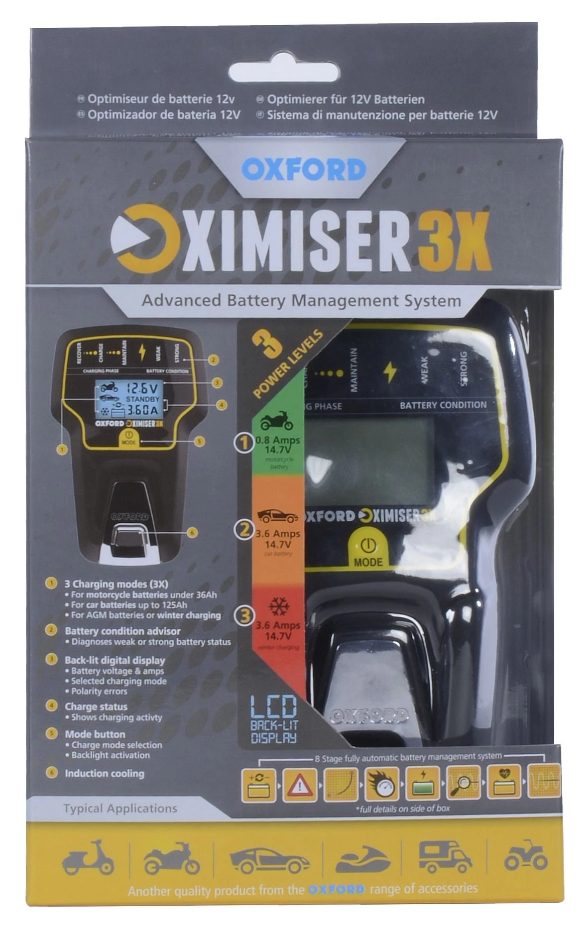 Oxford Oximiser 3X Advanced Battery Management System - Image 4